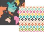 Simple Stories Good Vibes POSITIVE VIBES 12x12” Scrapbook Paper