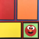 Premade Pages $5.00 ELMO & FRIENDS (2) 12"X12" Scrapbook Pages
