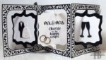 Karen Burniston FANCY LABEL ACCORDION Craft Die Set 6pc - Image 3