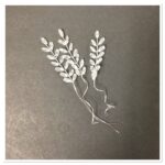 Clear Leaf 1.5” Embellishment