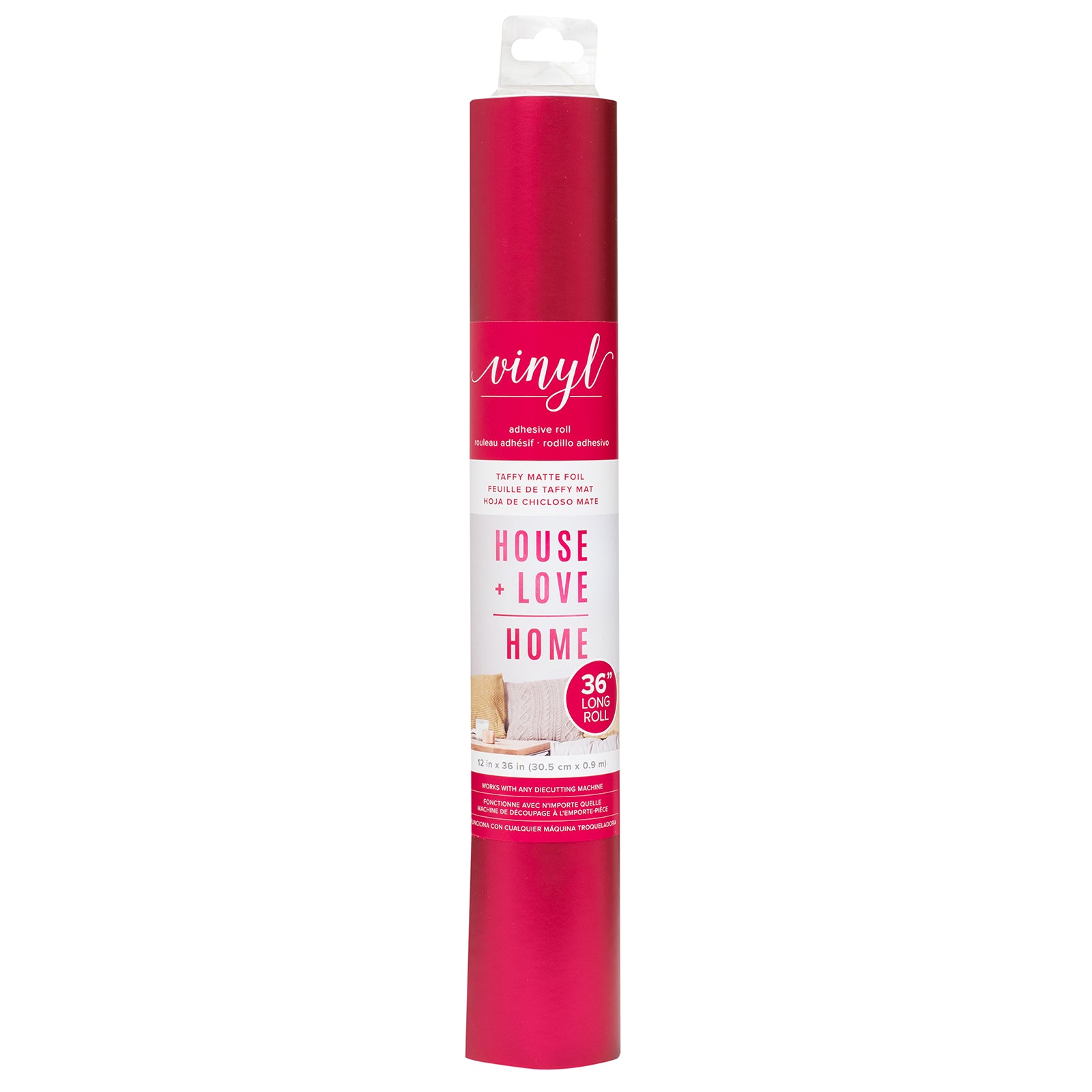 1571CCC5-2422-4DC3-BCFD-2D8833CF3062.jpg American Crafts TAFFY MATTE Vinyl Adhesive Roll 12”x 48” - Image 1