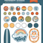 Echo Park SUMMER VIBES Adhesive Brads