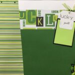 Premade Pages $5.00 LUCK 12"X12" Scrapbook Pages