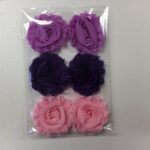 Ribbon Flowers 6pc Set - Image 3