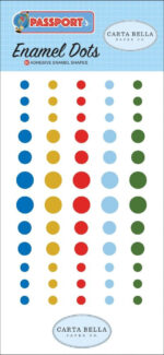 Carta Bella PASSPORT Enamel Dots 60pc