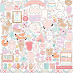 Echo Park HELLO BABY GIRL 12"X12" Scrapbook Collection Kit - Image 4