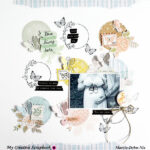 Crate Paper GINGHAM GARDEN CHIPBOARD 12”X12” Scrapbook Sticker - Image 4