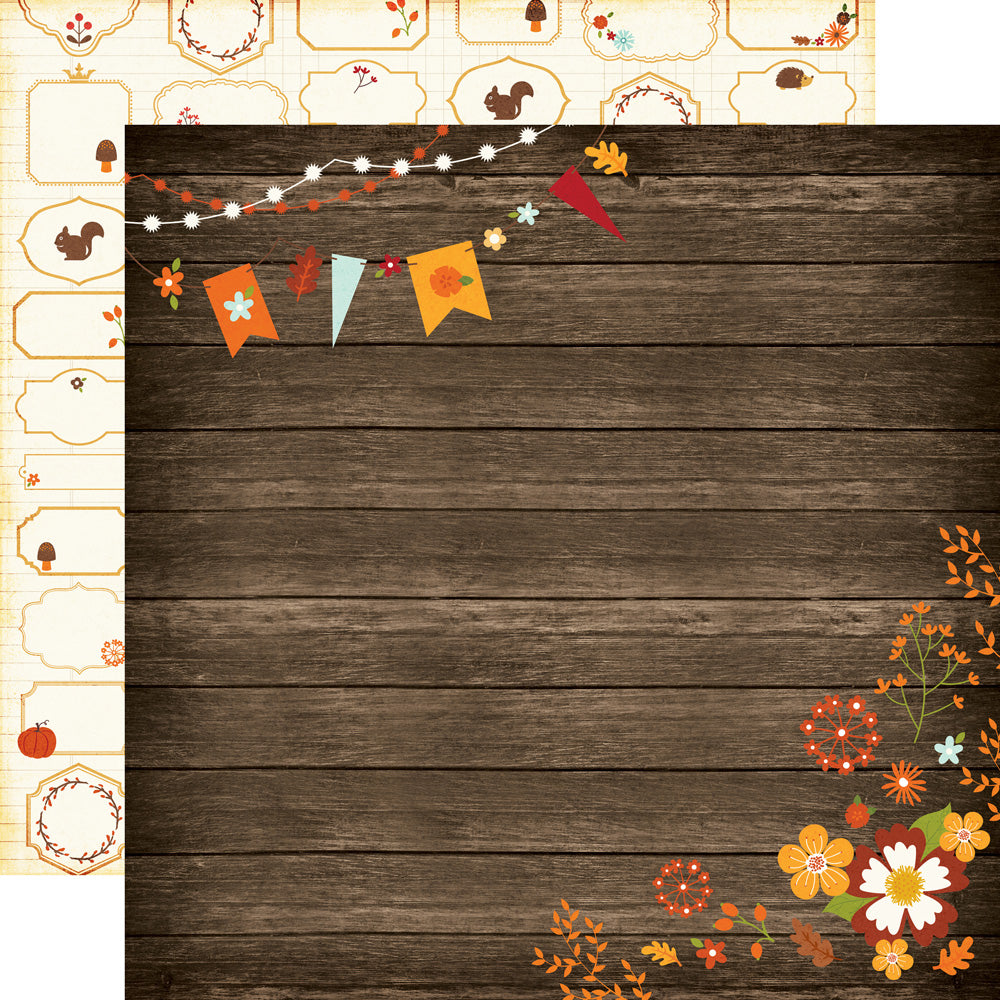 17B10622-0D78-419A-B0E9-2EEBB8D1E148.jpeg Echo Park The Story Of Fall WOOD FLORAL 12"x12" Paper - Image 1