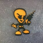 Scrapbooksrus Diecut ALIEN WITH LASER 3D Scrapbook Die Cut Embellishment - Image 3