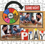 Reminisce GAME NIGHT 12"X12" DieCut Stickers 41pc - Image 2