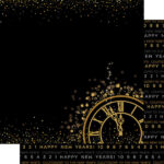 NEW YEAR COUNTDOWN KIT 12X12 Scrapbook Paper Stickers 5pc - Image 8