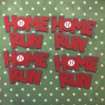 HOME RUN Baseball Scrapbook Die Cuts