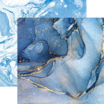 Paper House WATERCOLOR MARBLE 12"X12" Scrapbook Paper - Image 4