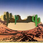 MOUNTAIN CACTUS Red Rock Mt. Charleston Grand Canyon Travel Laser Cut - Image 11