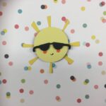 Cool SUN with SUNGLASSES Scrapbook Die Cuts