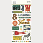 Simple Stories RUSTIC LEGEND Foam Stickers 62pc - Image 2