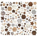 Simple Stories Color Vibe WOODS Flower Bits 143pc - Image 2