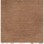 P13 COFFEE BREAK 06 12"X12" Breakfast Scrapbook Paper - Image 3