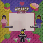 Building Block GIRL STICKER Lego World Brick - Image 2