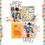 Pebbles Cool Boy EPHEMERA 12"X12" Scrapbook Paper - Image 4
