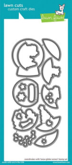 Lawn Fawn SNOW GLOBE SCENES Stamp & Die Set - Image 2