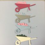 WHEELBARROW Custom Scrapbook Die Cuts