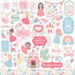 Echo Park OUR LITTLE PRINCESS 12"X12" Scrapbook Collection Kit - Image 2