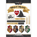 Scrapbook Customs WIZARDING WORLD 3 STICKERS 14pc.