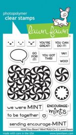 Lawn Fawn HOW YOU BEAN? ADD-ON Clear Stamps 4"X3" 18pc