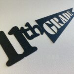 School GRADE Laser Cut DieCut Scrapbook Title - Image 5