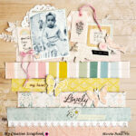 Crate Paper GINGHAM GARDEN ALIGHT 12”X12” Scrapbook Paper - Image 4