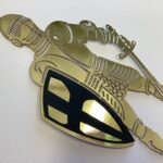 Laser Cut GOLD KNIGHT Diecut Embellishment - Image 3