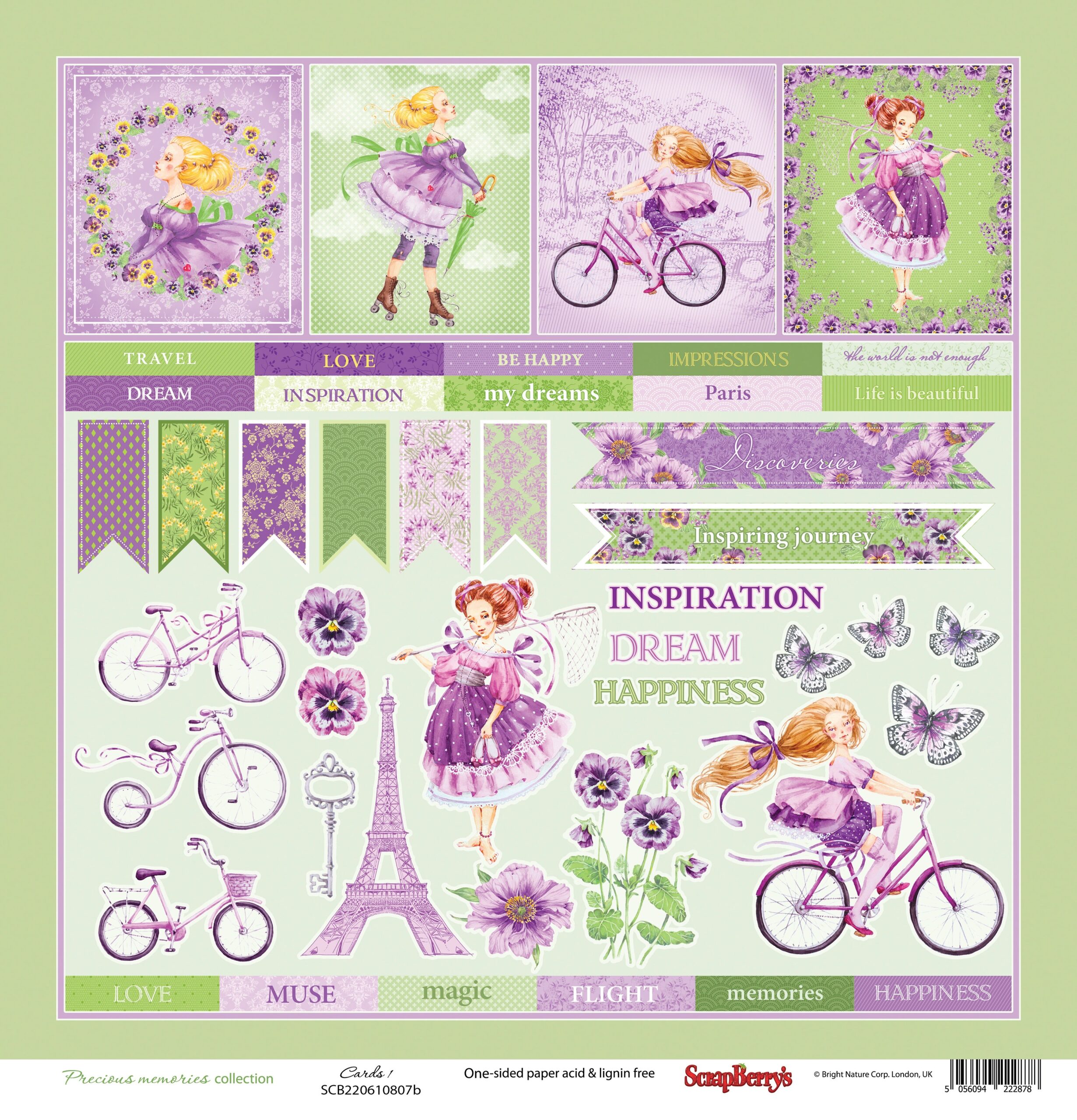 1CAA7A83-C300-4679-BC0C-82A9AFB85DC0.jpeg Scrapberry’s Precious Memories Collection CARDS 1 12"X12" Paper - Image 1