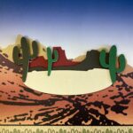 MOUNTAIN CACTUS Red Rock Mt. Charleston Grand Canyon Travel Laser Cut - Image 8