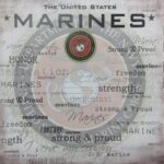 US MARINES 12x12” Military Scrapbook Kit 1B - Image 5