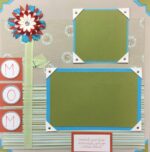 Premade Pages MOM#1 12"X12" (2) Scrapbook Pages