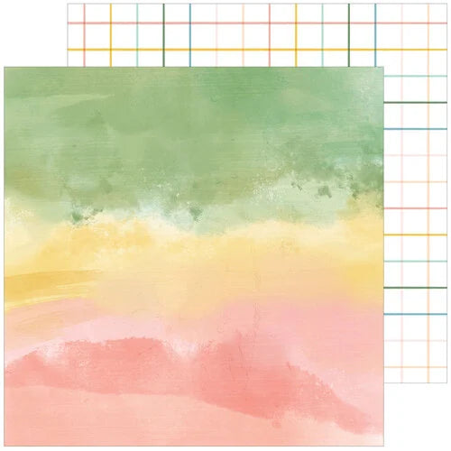 1DAAE022-CDBD-4E7C-84BE-B7A26CB6CA07.jpg Pinkfresh Studio MAKING THE BEST OF IT 12X12 Scrapbook Paper - Image 1