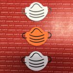 Corona FACE MASK Covid-19 Quarantine Scrapbook DieCuts 3.5”