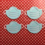 Corona FACE MASK Covid-19 Quarantine Scrapbook DieCuts 3.5” - Image 2