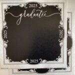 Custom GRADUATE ELEGANT 2025 12"X12" Scrapbook Paper