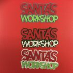 Christmas SANTA’S WORKSHOP Custom Scrapbook Die Cuts