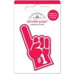 Doodlebug Doodle-Pops WE’RE # 1 Mini DoodlePops 3D Stickers