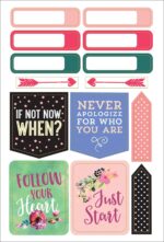 Peter Pauper Planner Stickers SHE BELIEVED SHE COULD Essentials - Image 3