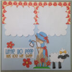 Page Kit LITTLE BO PEEP  (2) 12x12 Scrapbooksrus