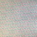 Scrapbook Customs MERRY CHRISTMAS GREEN SNOWFLAKES 12"X12" Scrapbook Paper - Image 2