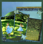 Reminisce FAIRY FOREST 12"X12" Scrapbook Kit 9pc - Image 2