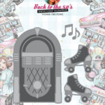 Yvonne Creations Back to the 50’s JUKEBOX 4pc Metal Cutting Die