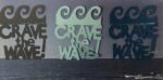 CRAVE THE WAVE Custom Scrapbook Die Cut Embellishment - Image 2