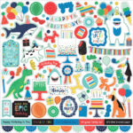 Echo Park IT’S YOUR BIRTHDAY BOY 12"X12" Scrapbook Element Sticker
