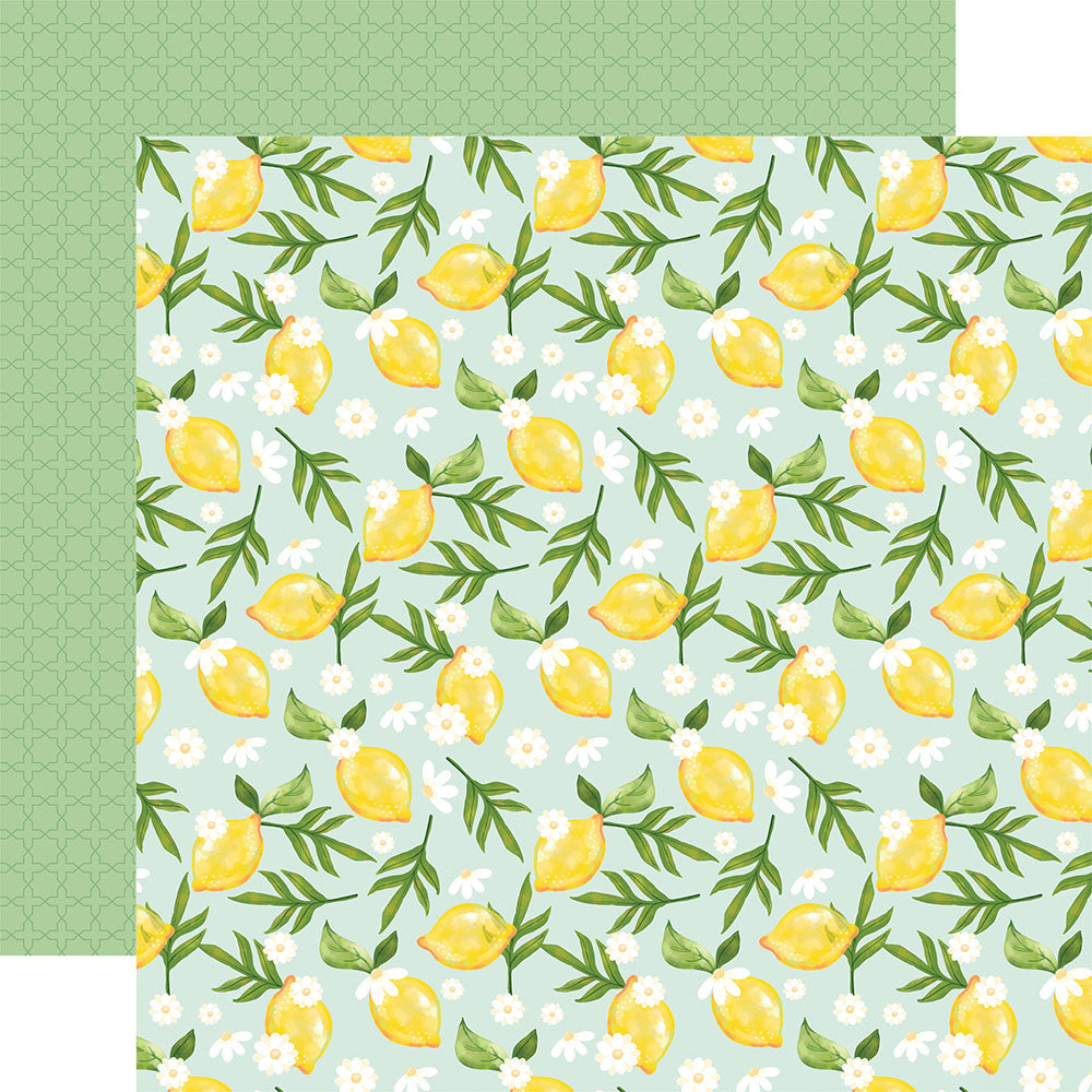 20EAEBA8-D968-4A61-85EE-679BF8ABE3D7.jpg Carta Bella Fruit Stand LOVELY LEMONS 12"x12" Paper - Image 1